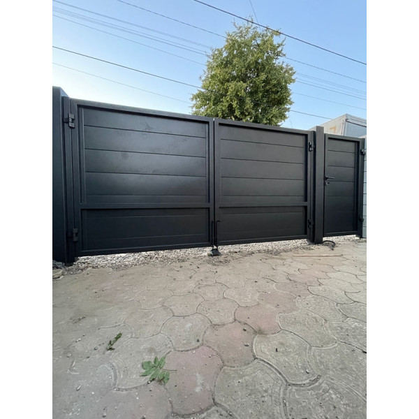Жалюзи забор с широкой ламелью BOX