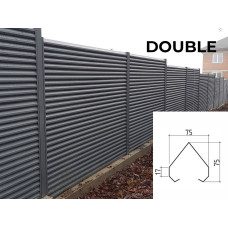 Жалюзийный забор DOUBLE