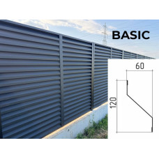 Забор жалюзи BASIC