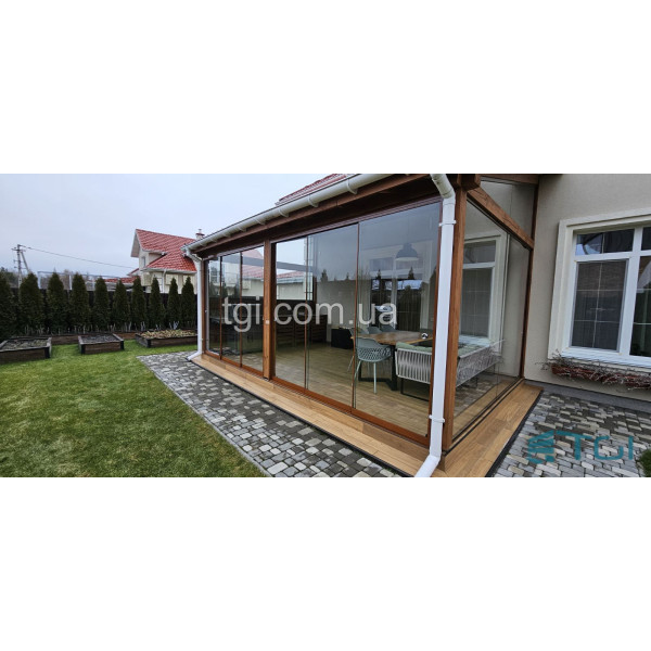 Скління альтанок Безрамне